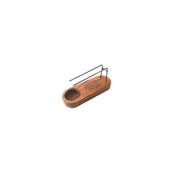 Teakový Stojan na Palo Santo - Dizajn Hamsa